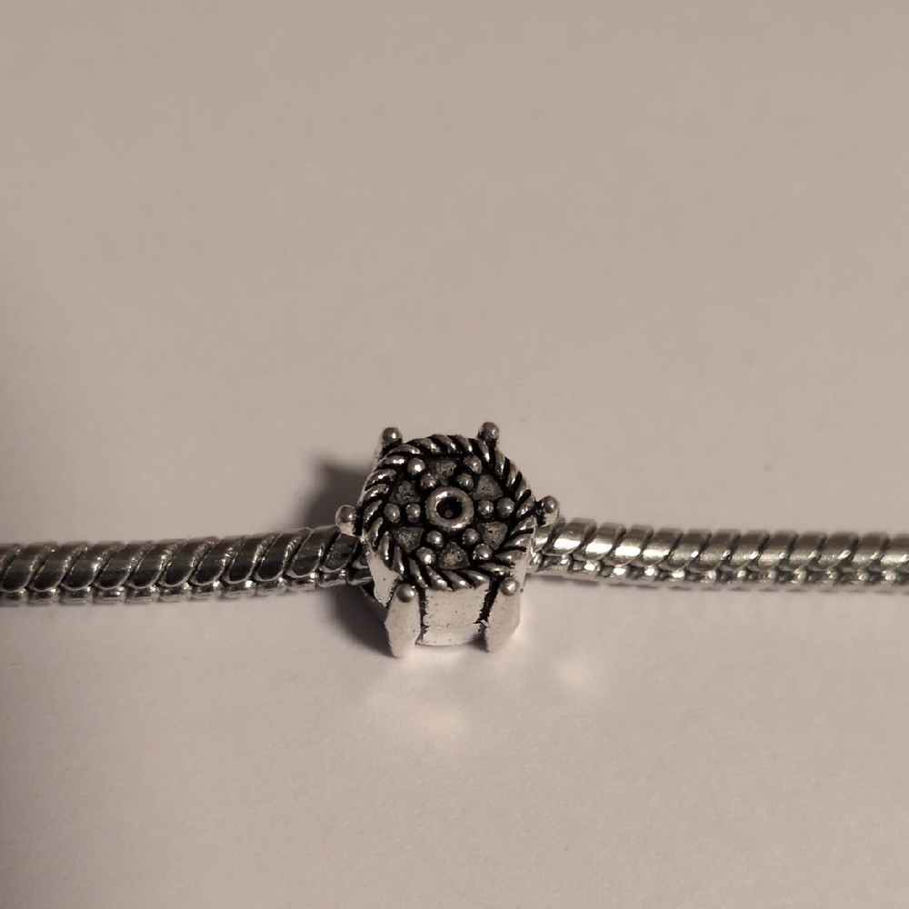 Silver Sailor Nautical Wheel Charm for‎ Pandora Style Bracelet